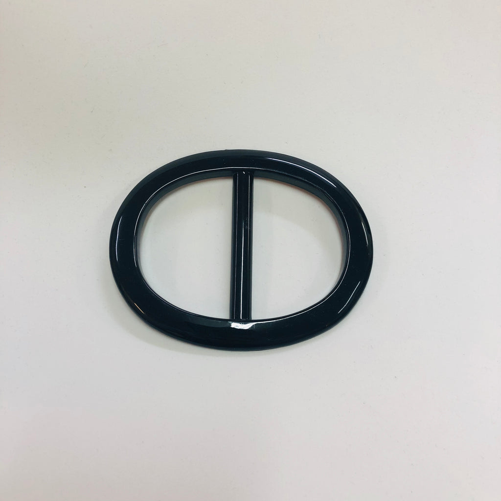 Buckle 01 - Large Black Oval