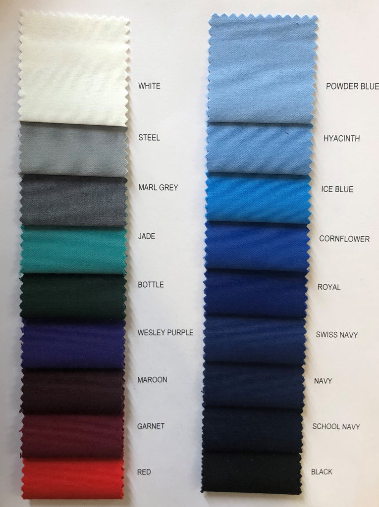 Poly Viscose - Various Colours